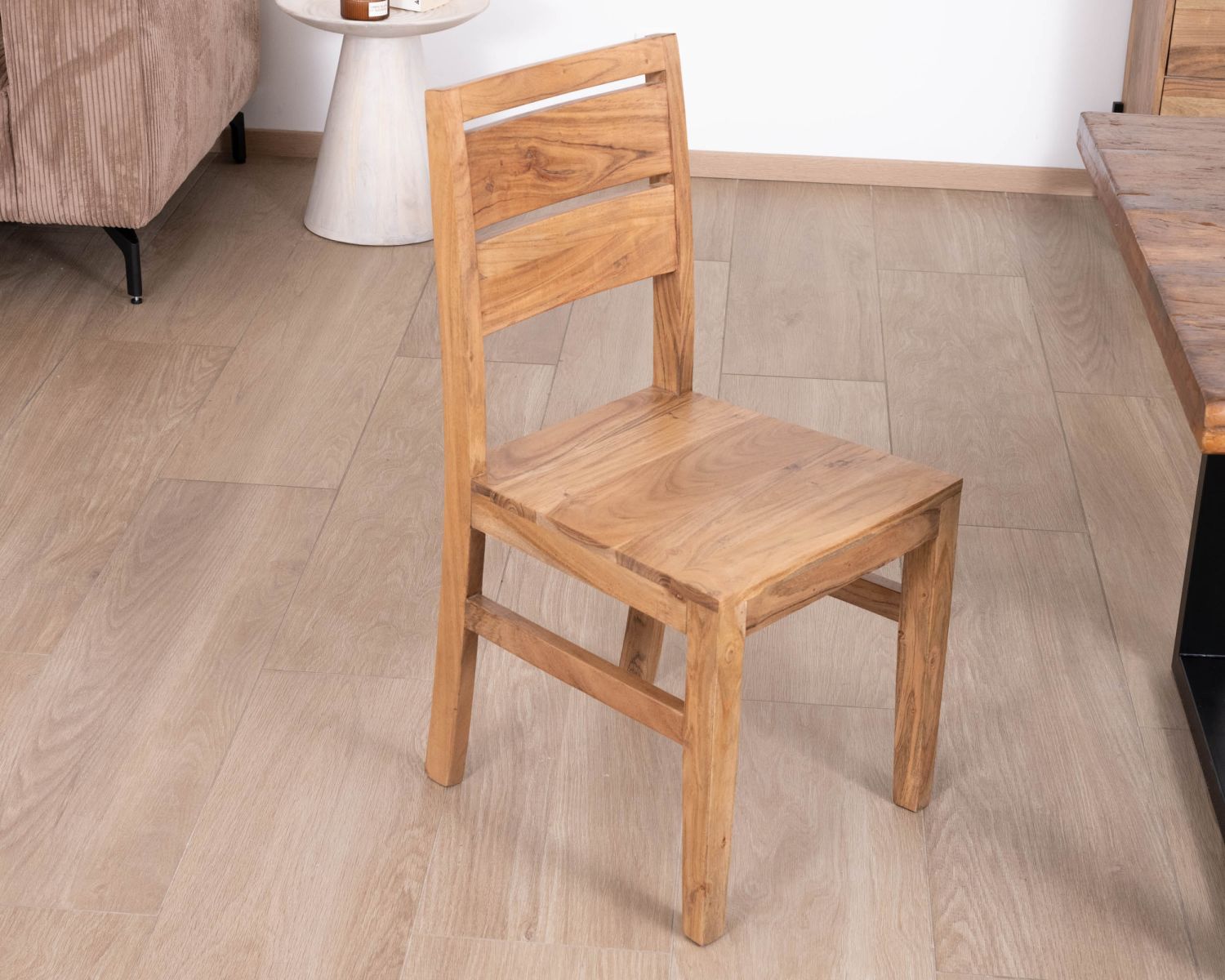 Set di 2 sedie da pranzo "Conoa" in acacia massiccia