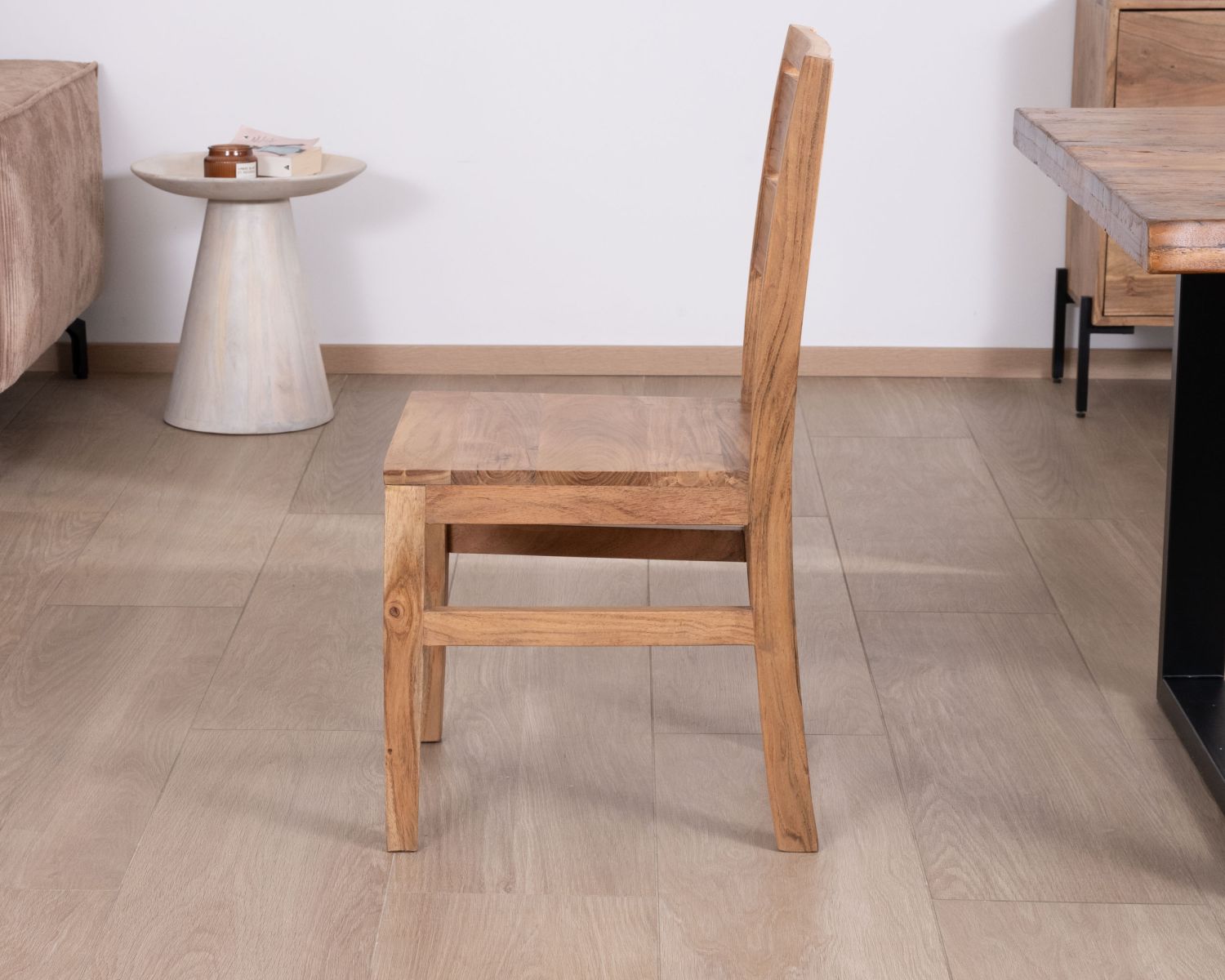 Set di 2 sedie da pranzo "Conoa" in acacia massiccia