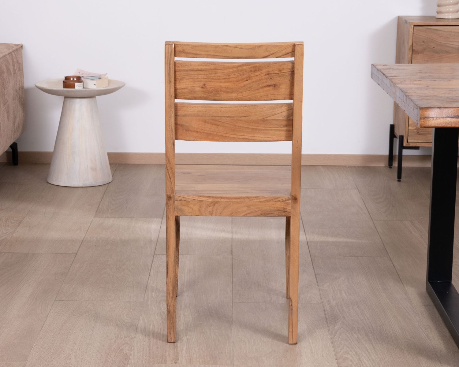 Set di 2 sedie da pranzo "Conoa" in acacia massiccia