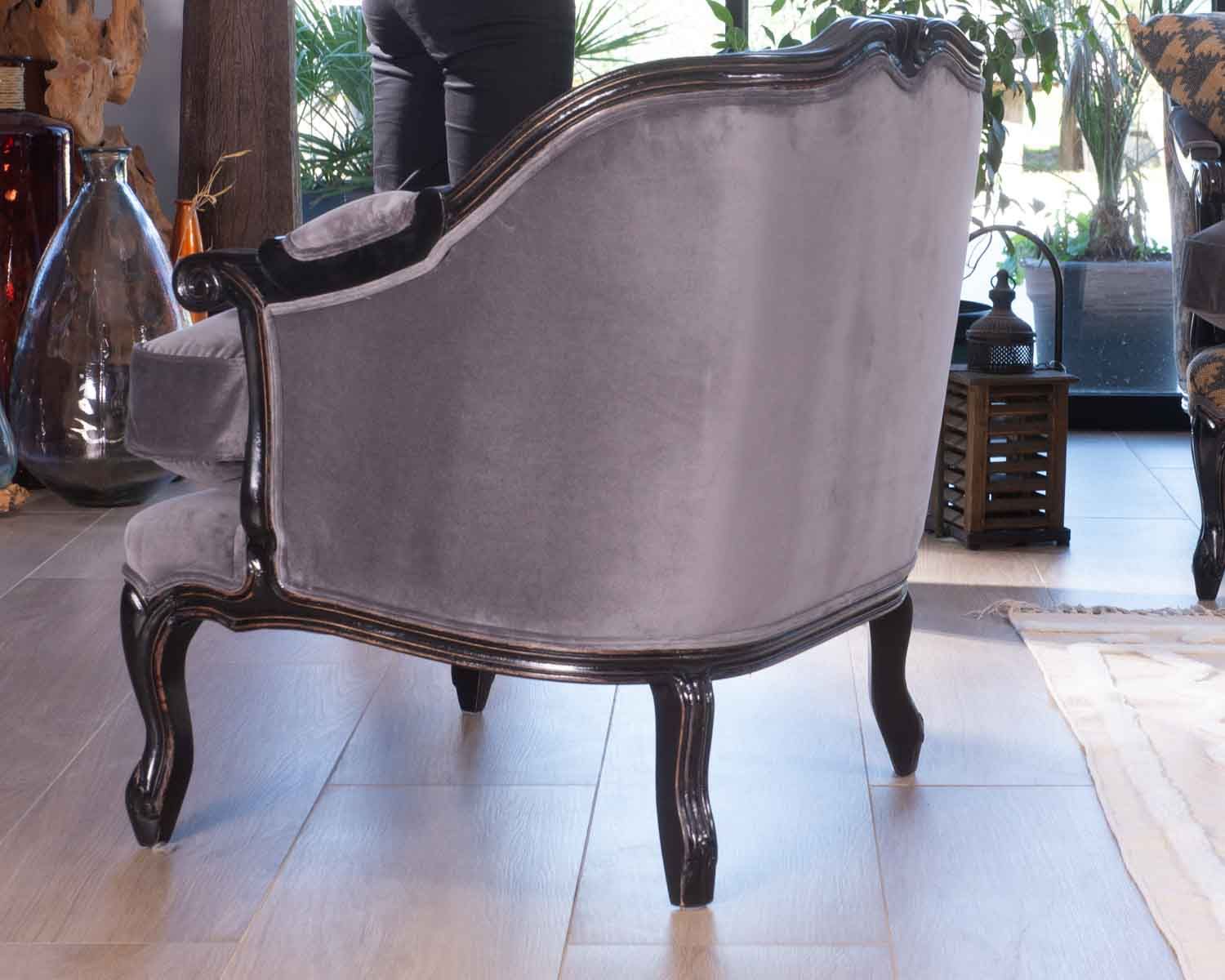 Poltrona in tessuto ultra-confortevole in stile classico chic "Legacy