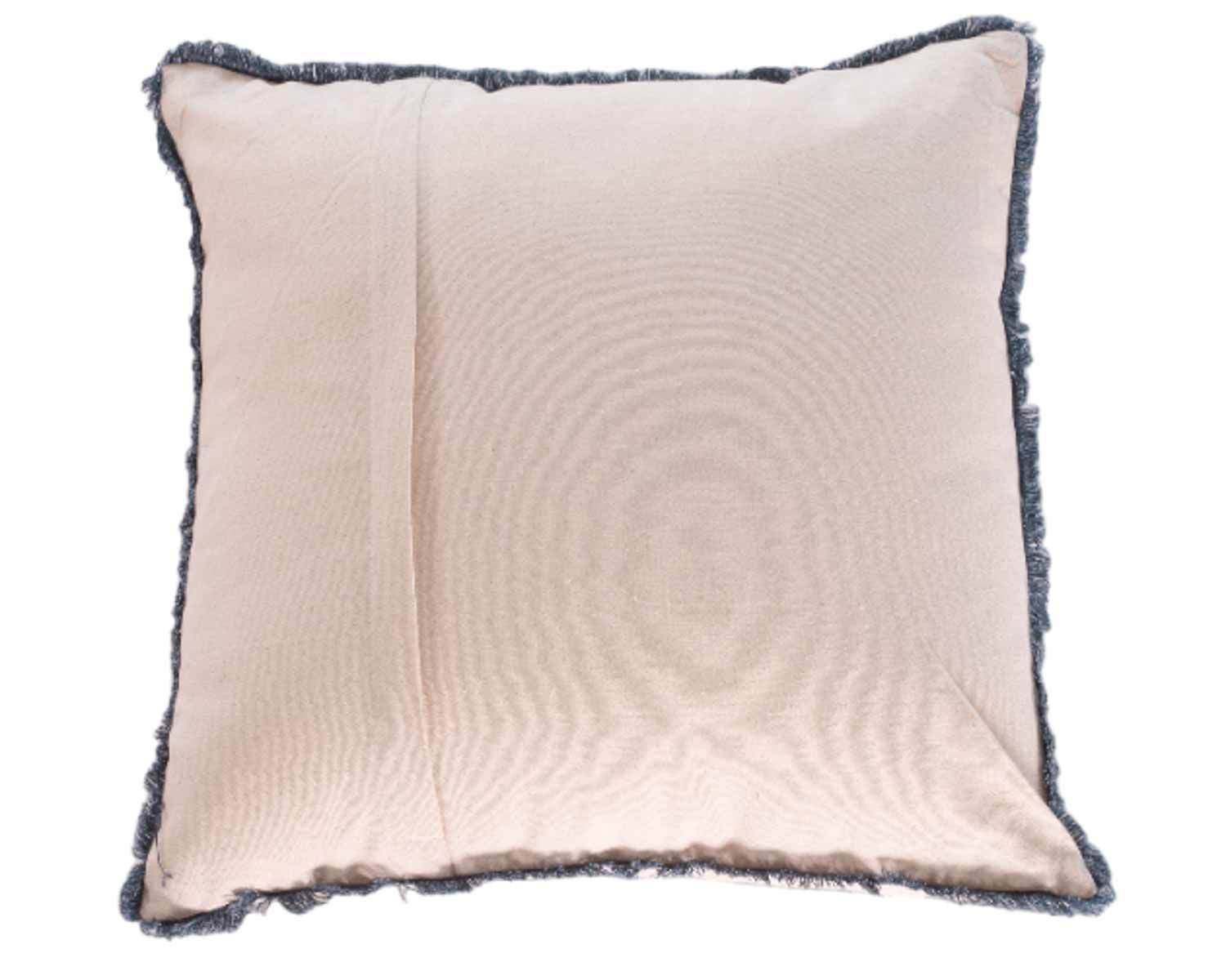 Cuscino quadrato in cotone e lino stampato "estero" 45x45cm