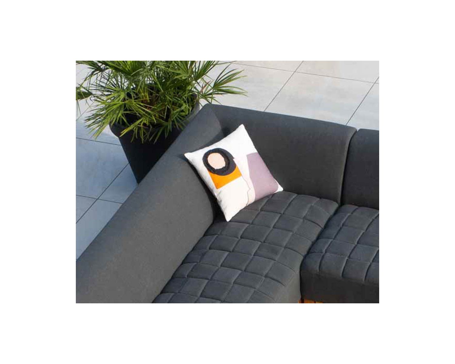 Cuscino con stampa pittorica moderna "Matis" 45x45cm sfoderabile