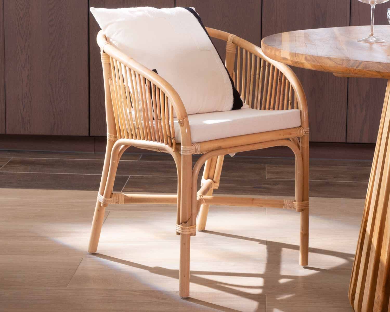 Sedia in rattan intrecciato "Cebu