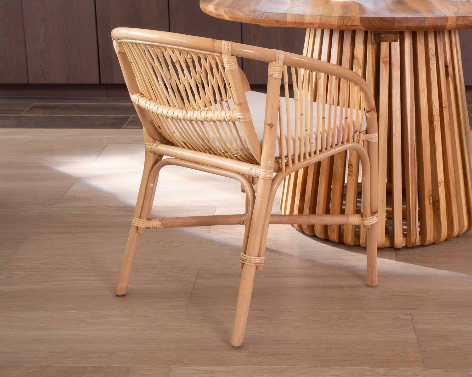 Sedia in rattan intrecciato "Cebu