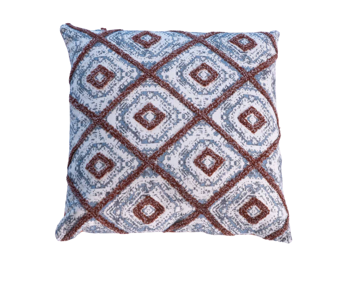 Cuscino decorativo in cotone stampato "estero" quadrato 45 x 45 cm