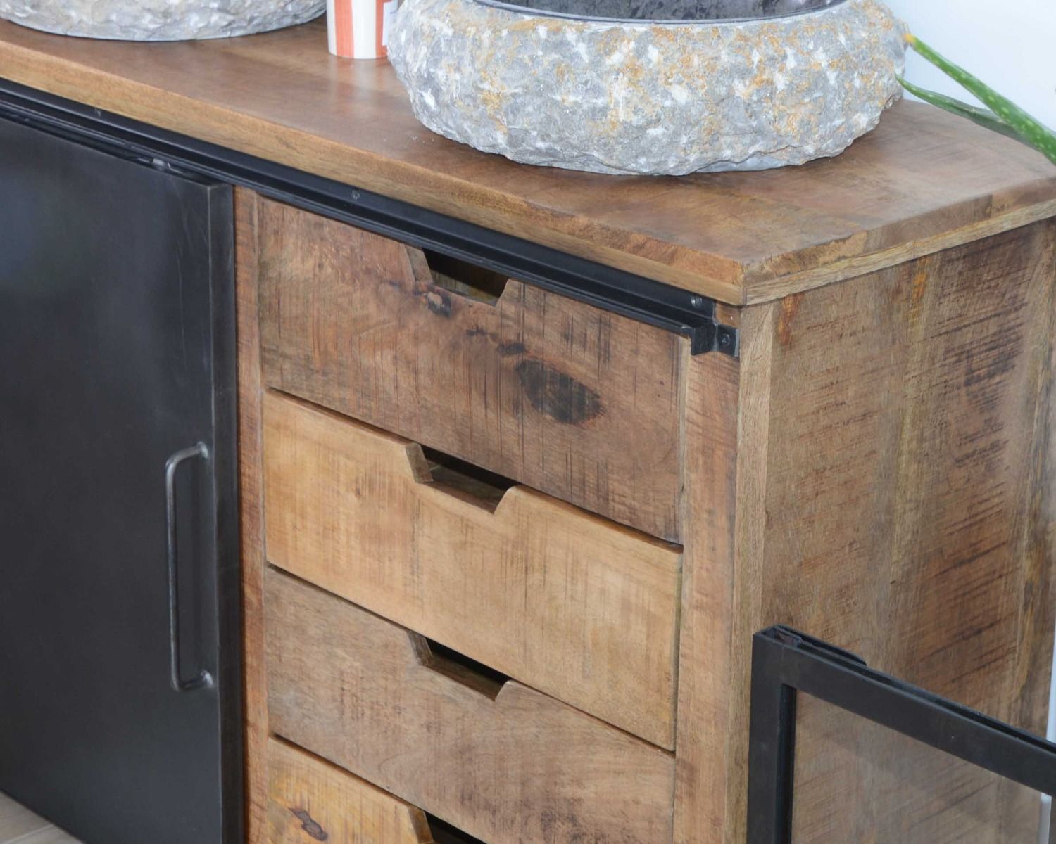 Mobile da bagno ad ante scorrevoli "Caractère