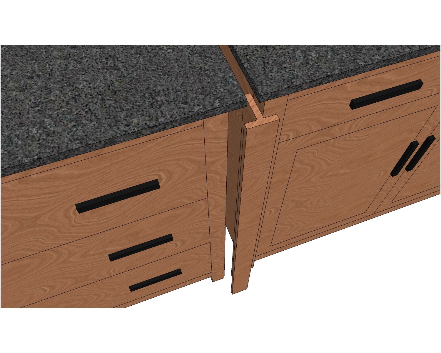 Modanatura singola per mobili "Grand Chef