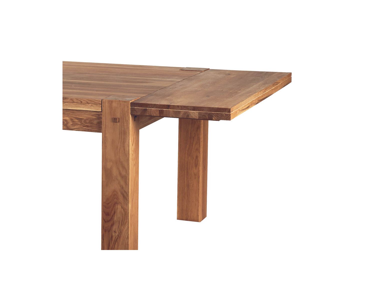 Prolunga in rovere massiccio per tavolo quadrato "Lodge Casita" 120x120cm