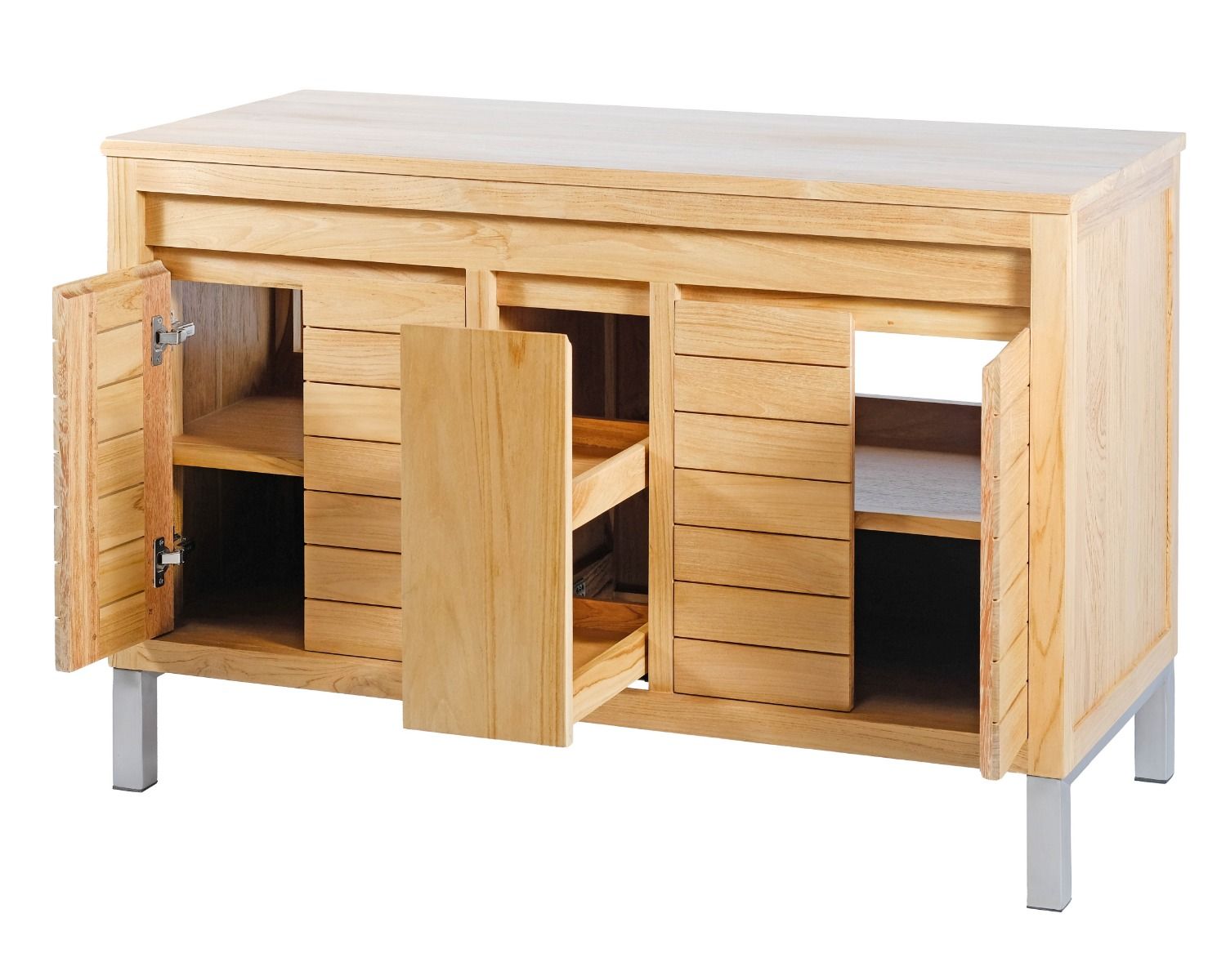 Mobiletto in teak "Tamy" 120 cm