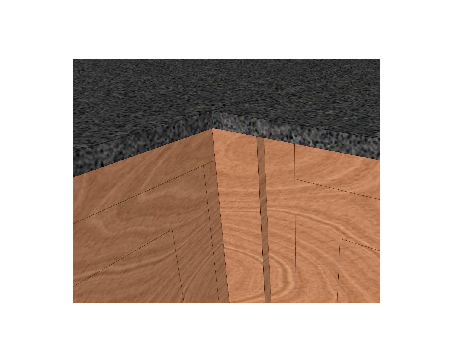 Modanatura singola per mobili "Grand Chef