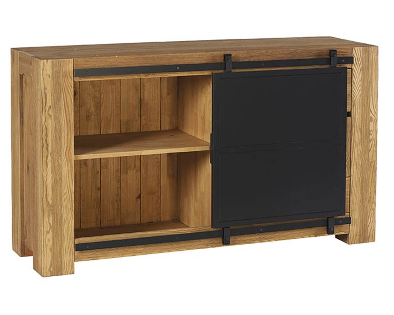 Credenza industriale "Cooper" con anta scorrevole, 148