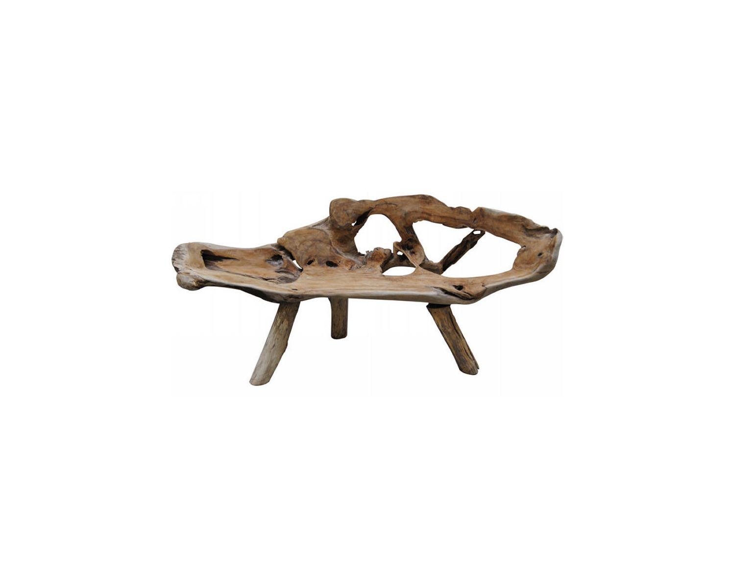 Panchina "Balangan Beach" in teak naturale massiccio - pezzo unico