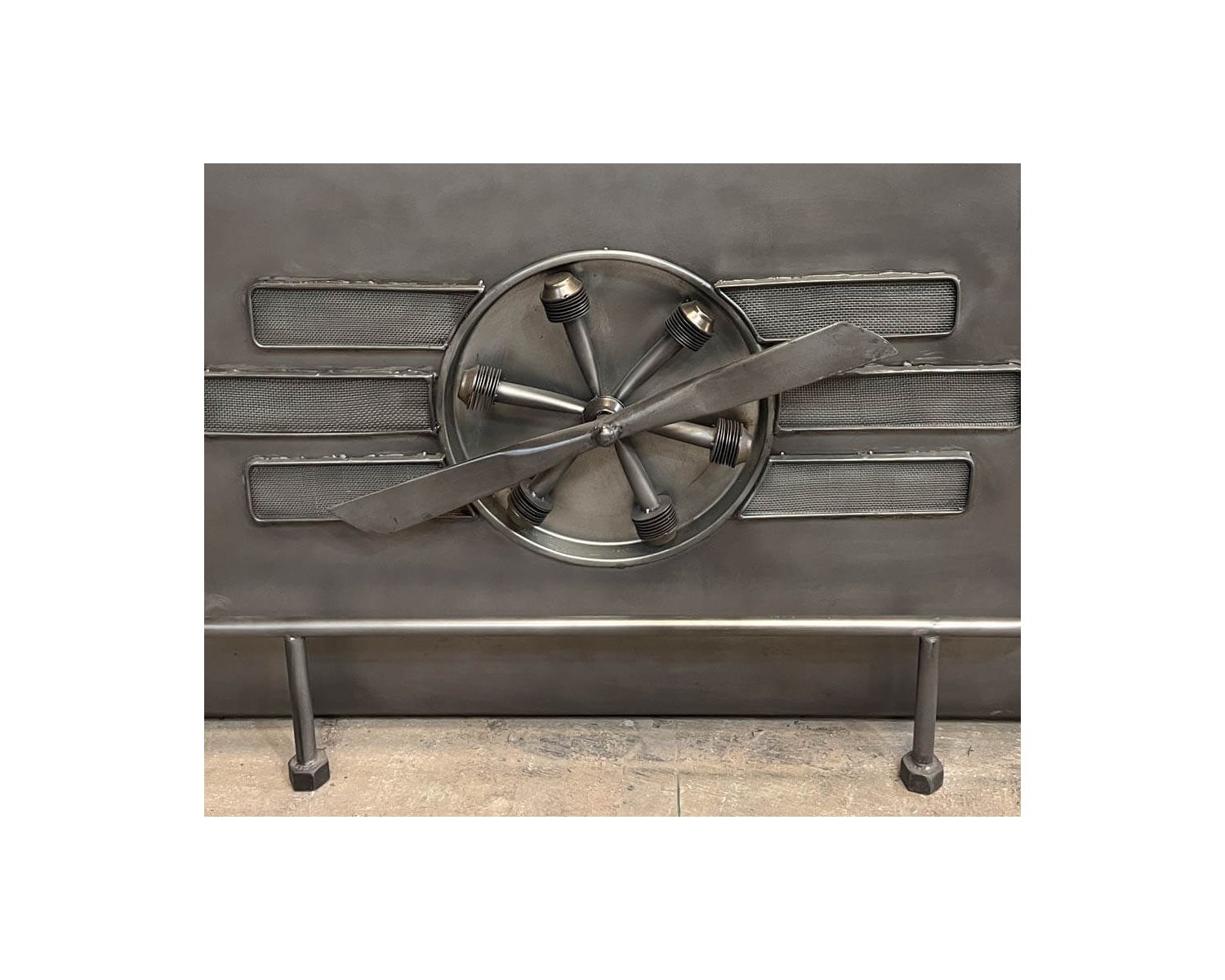 Barra di recupero multipla "Crazy" in metallo e legno con elica