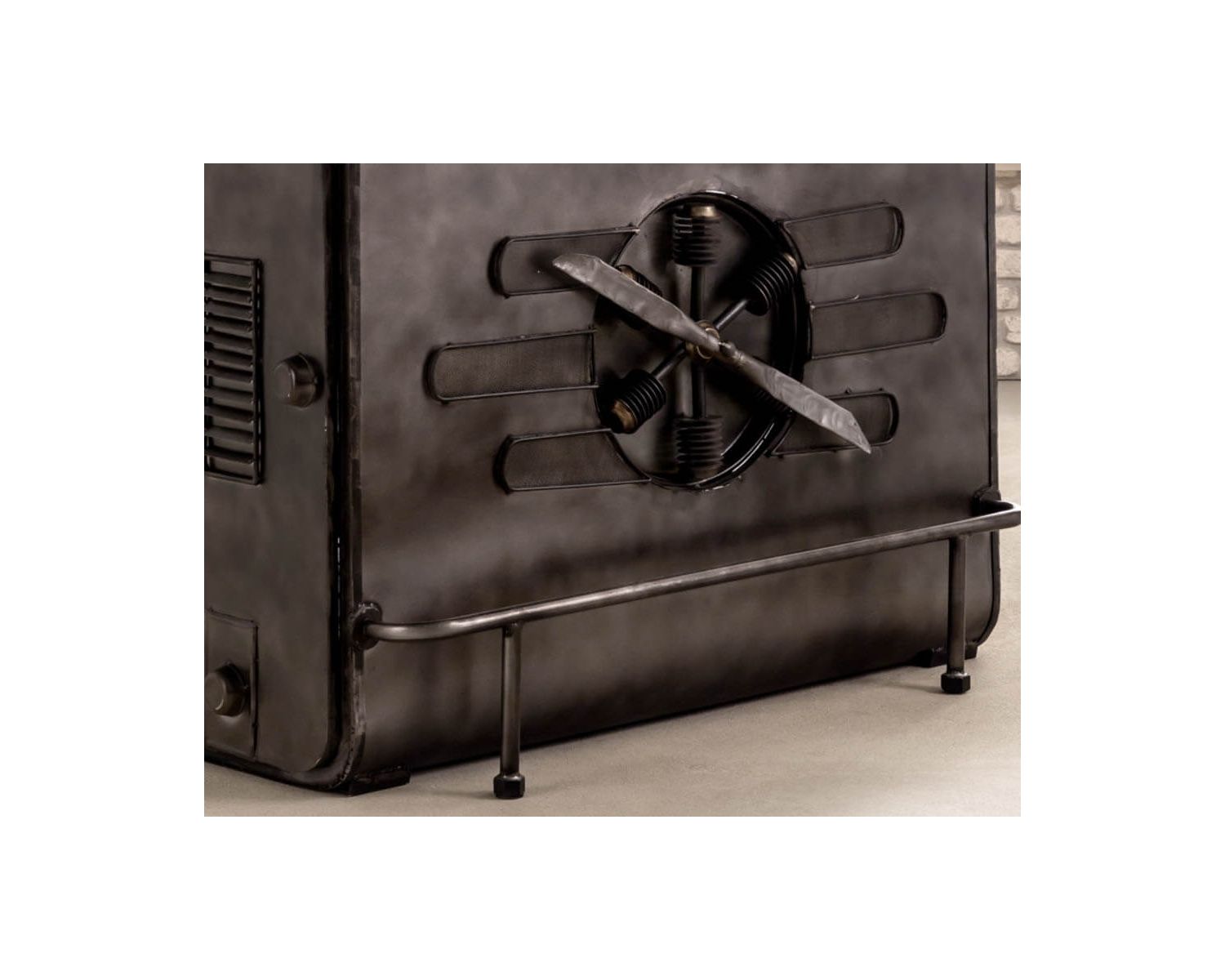 Barra di recupero multipla "Crazy" in metallo e legno con elica