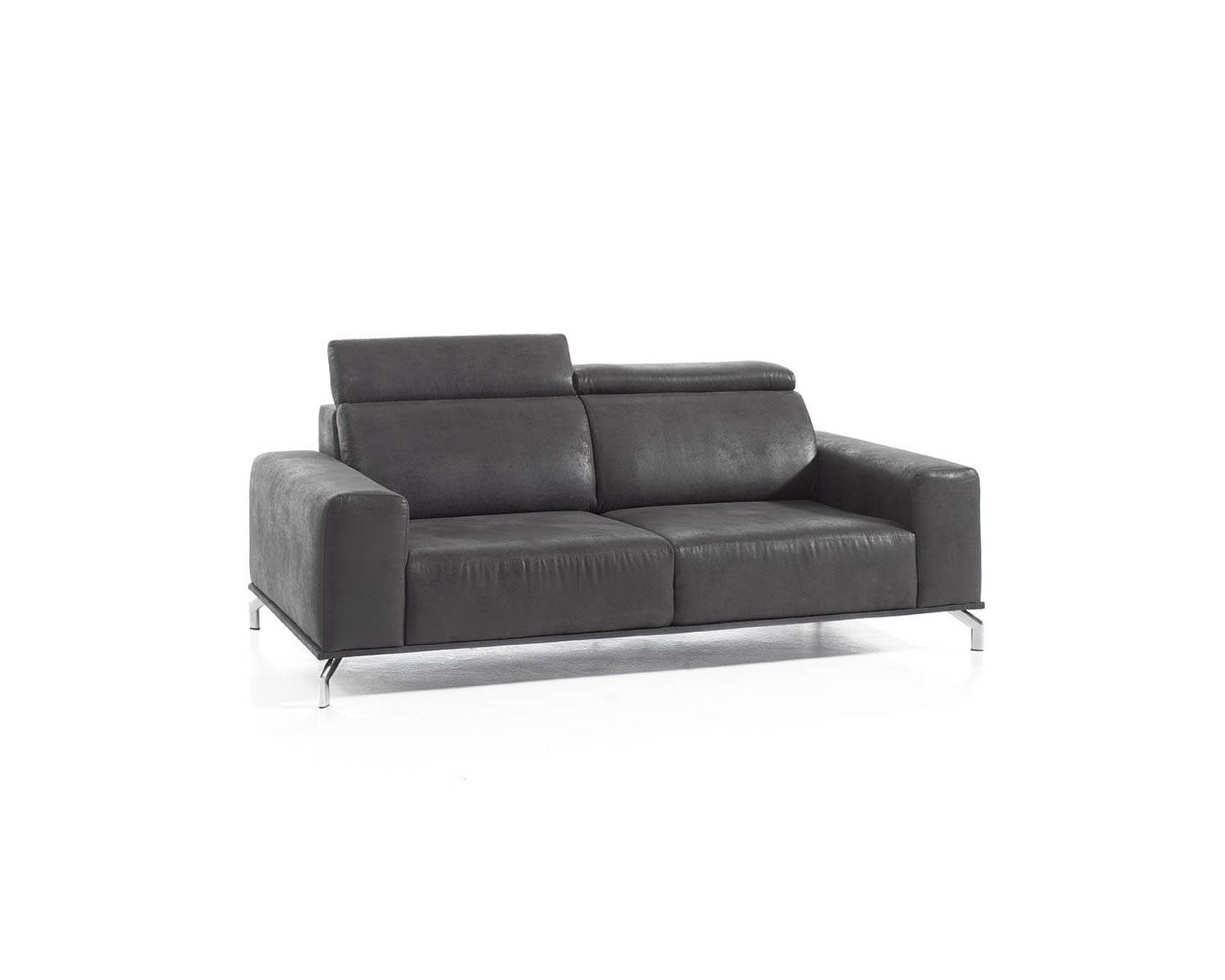 Divano contemporaneo ultra-confortevole "Utaka" XXL in tessuto grigio