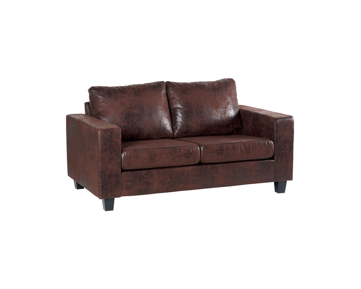 Divano a 2 posti "Thomson" in tessuto Havana ultra-confortevole