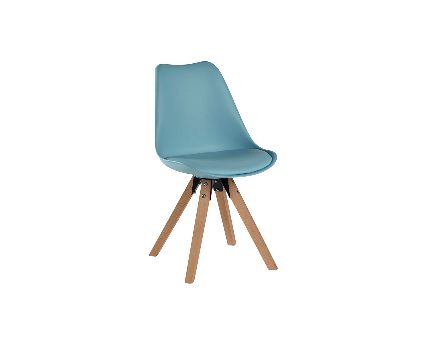 Set di 2 sedie scandinave blu "Benny" di Casita