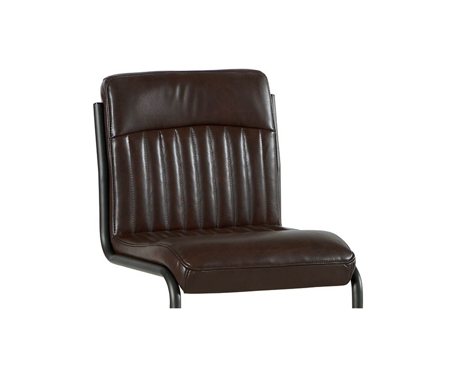 Set di 2 seggioloni industriali Casita nero marrone per isole