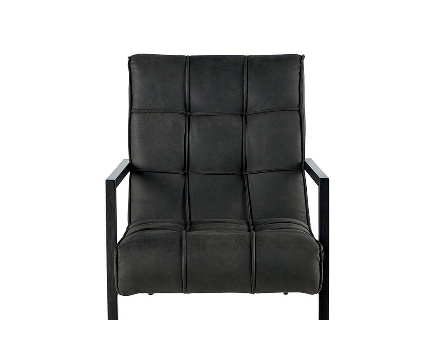 Set di 2 sedie di design ultra-confortevoli "Chaise Casita" in tessuto grigio