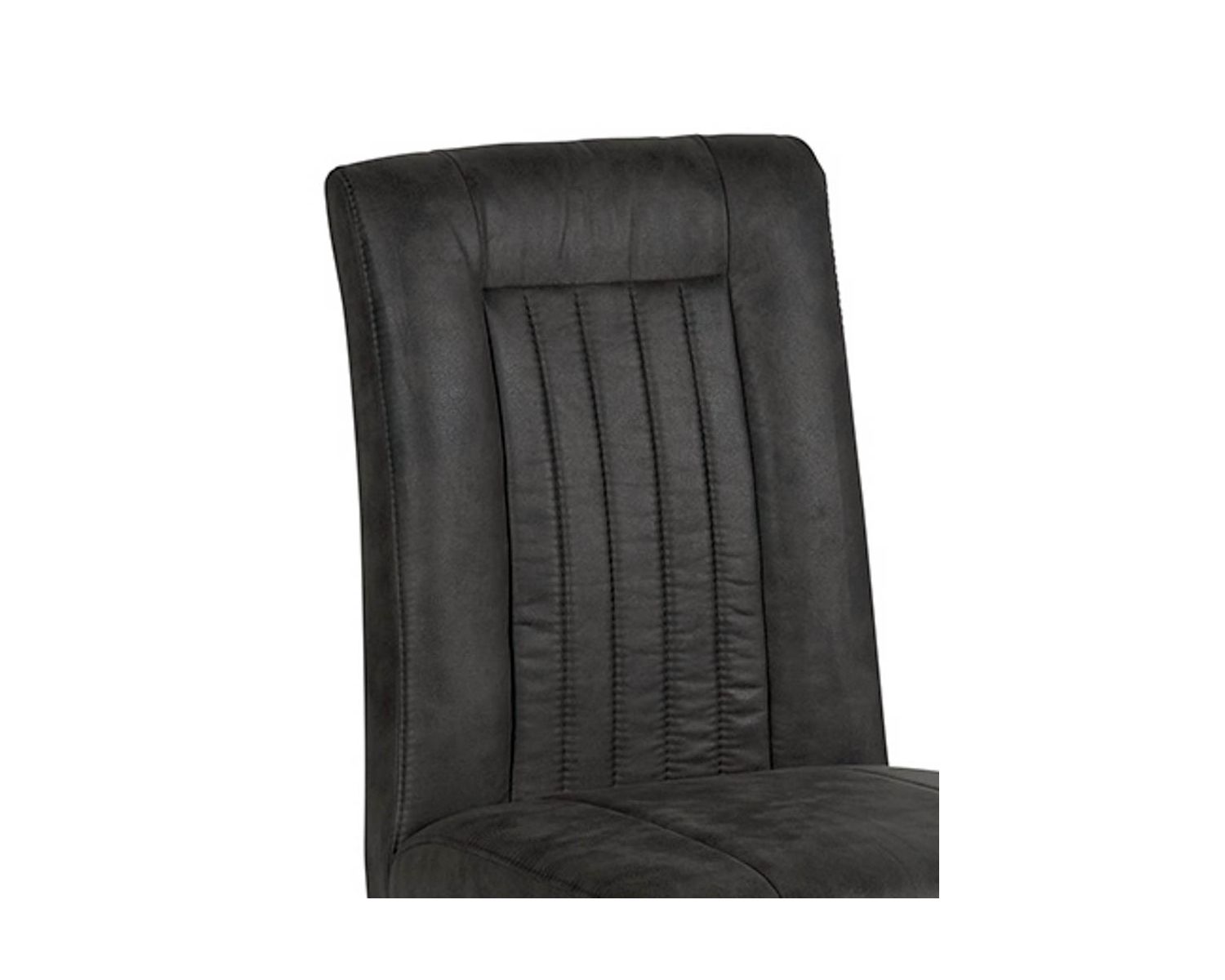 Set di 2 sedie da pranzo Casita grigie in stile loft