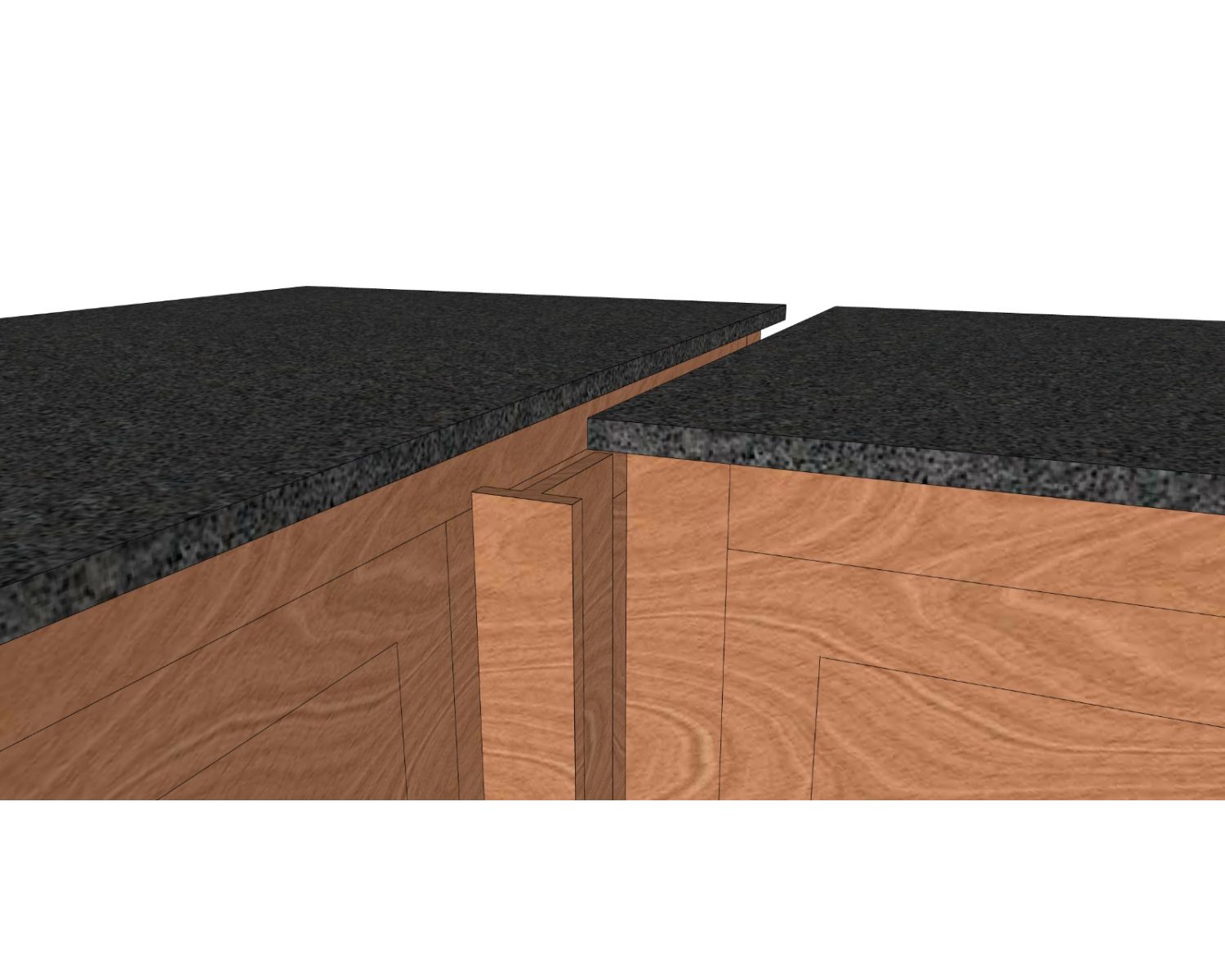 Modanatura singola per mobili "Grand Chef