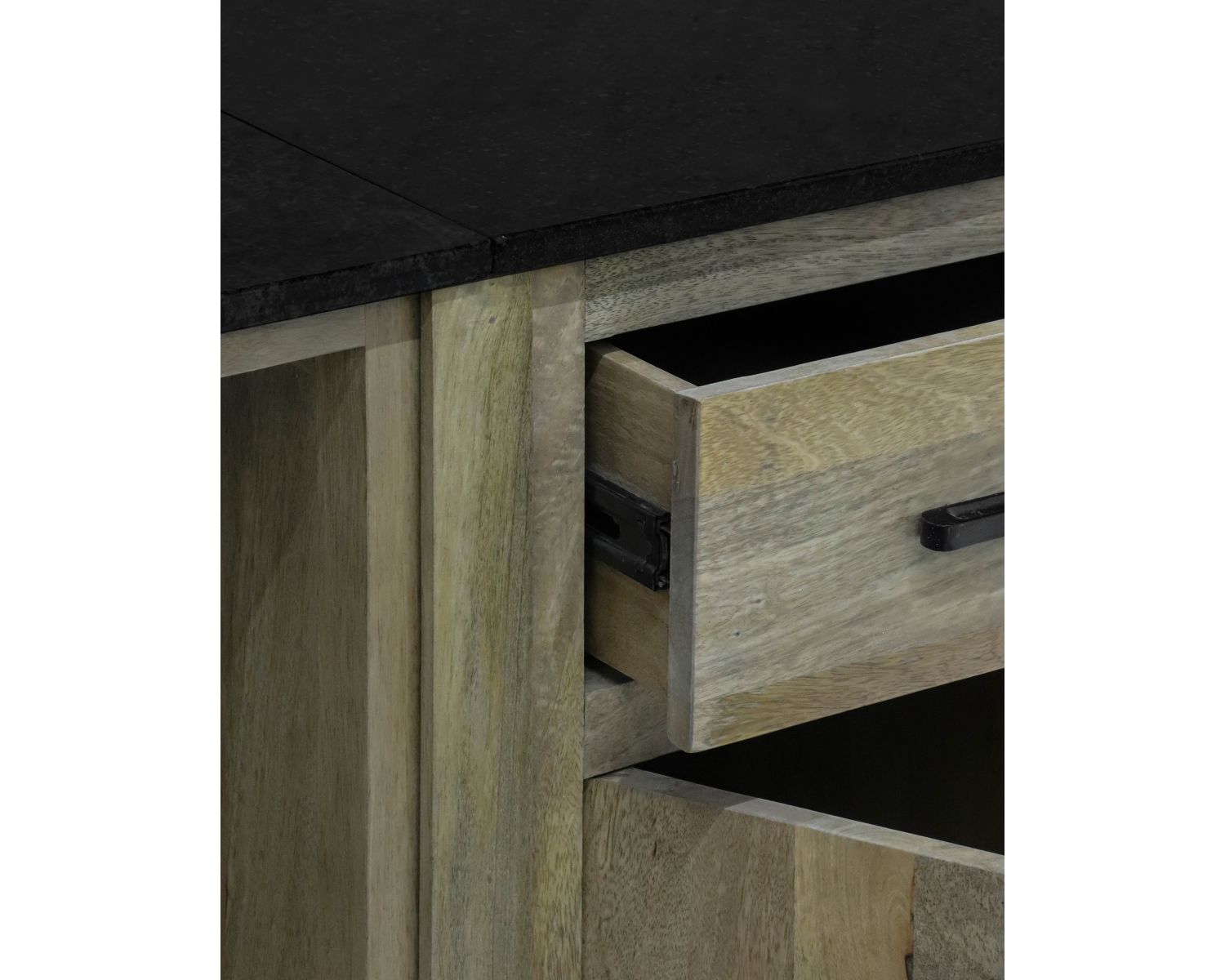 Mobile "Grand Chef" con piano in granito per forno e piano cottura