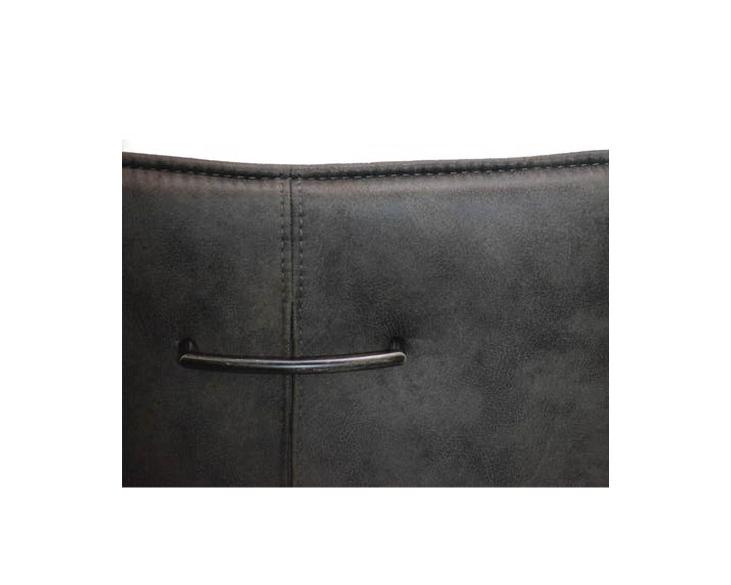 Set di 2 sedie da pranzo Casita vintage grigie e nere