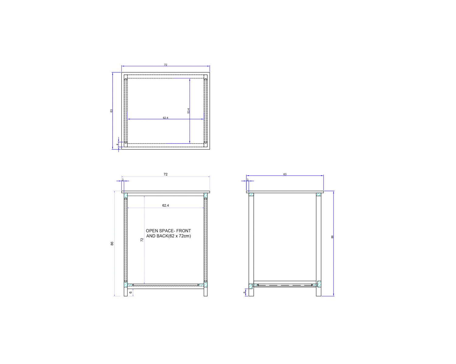 Base cucina per lavastoviglie "Grand Chef", da assemblare