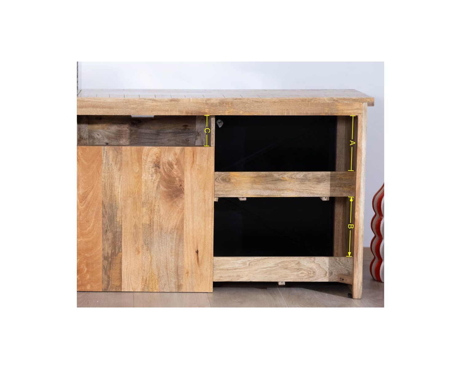 Mobile da bagno ad ante scorrevoli "Caractère