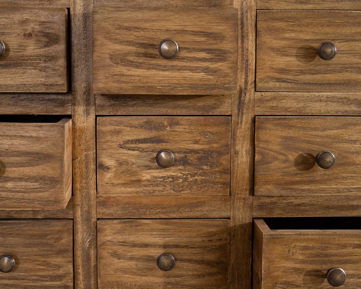 Cassettiera "Lacilo" a 30 cassetti in mogano