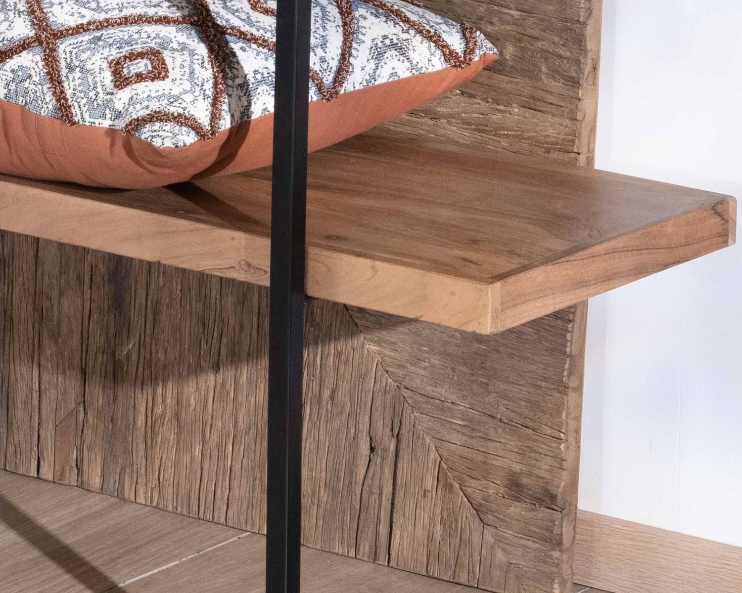 Libreria in acacia a 4 livelli in stile etnico "Geonidum