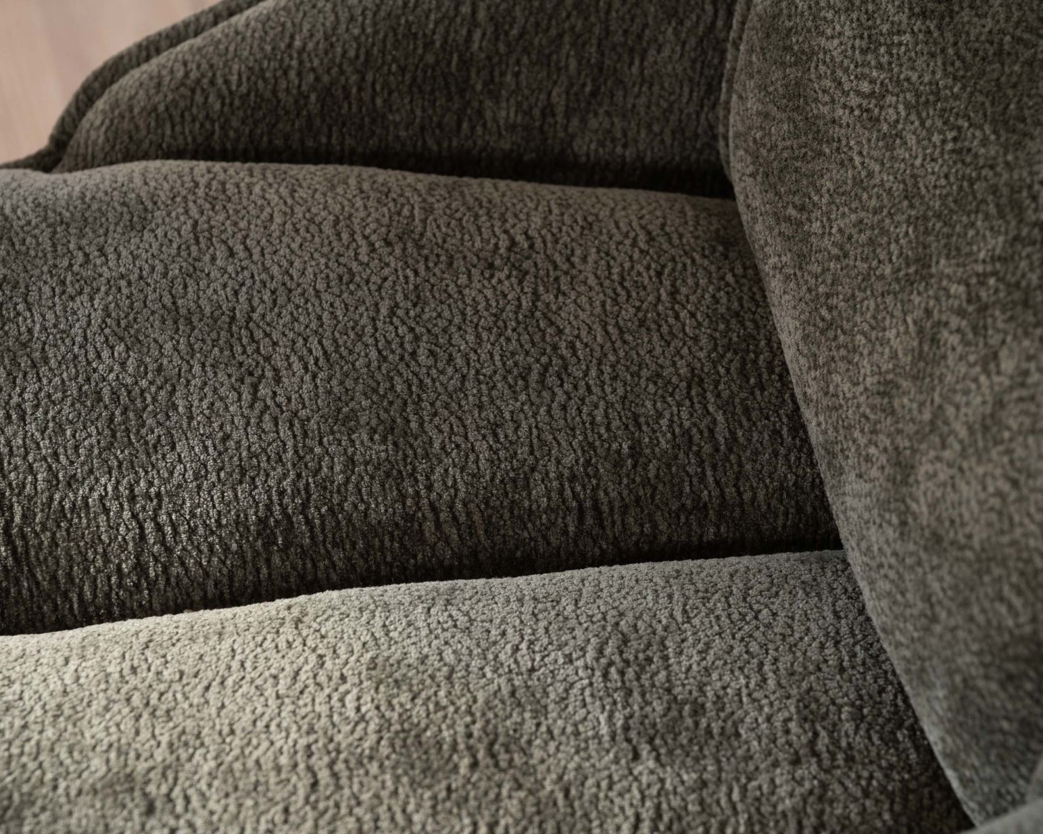 Set di 2 sedie in stile retrò "Biorg" in tessuto verde su base girevole in metallo