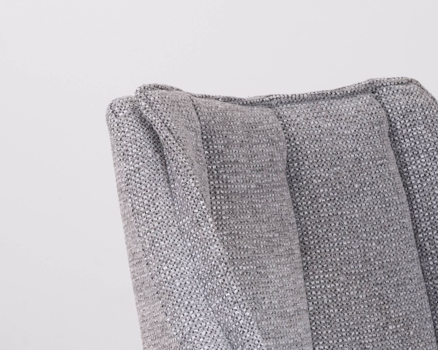 Set di 2 sedie da pranzo girevoli in tessuto grigio "Webber