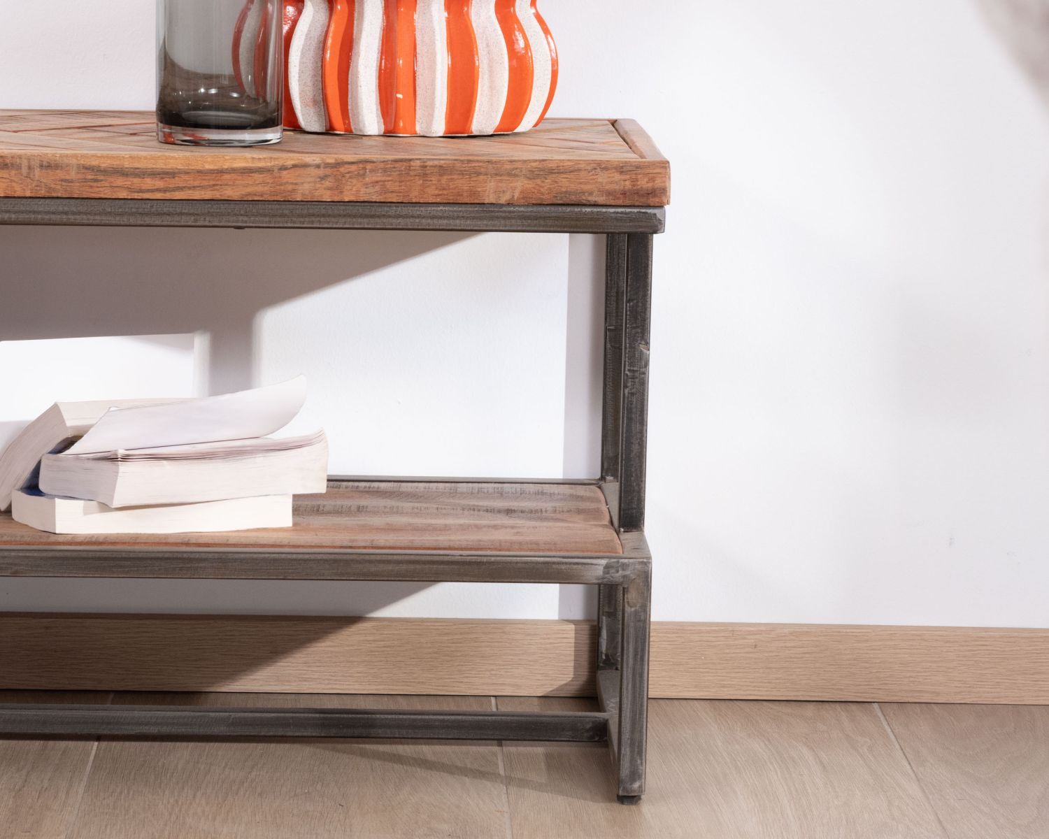 Porta TV in legno e metallo 150 cm "Bronx