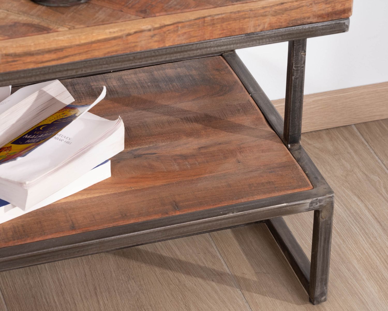 Porta TV in legno e metallo 150 cm "Bronx