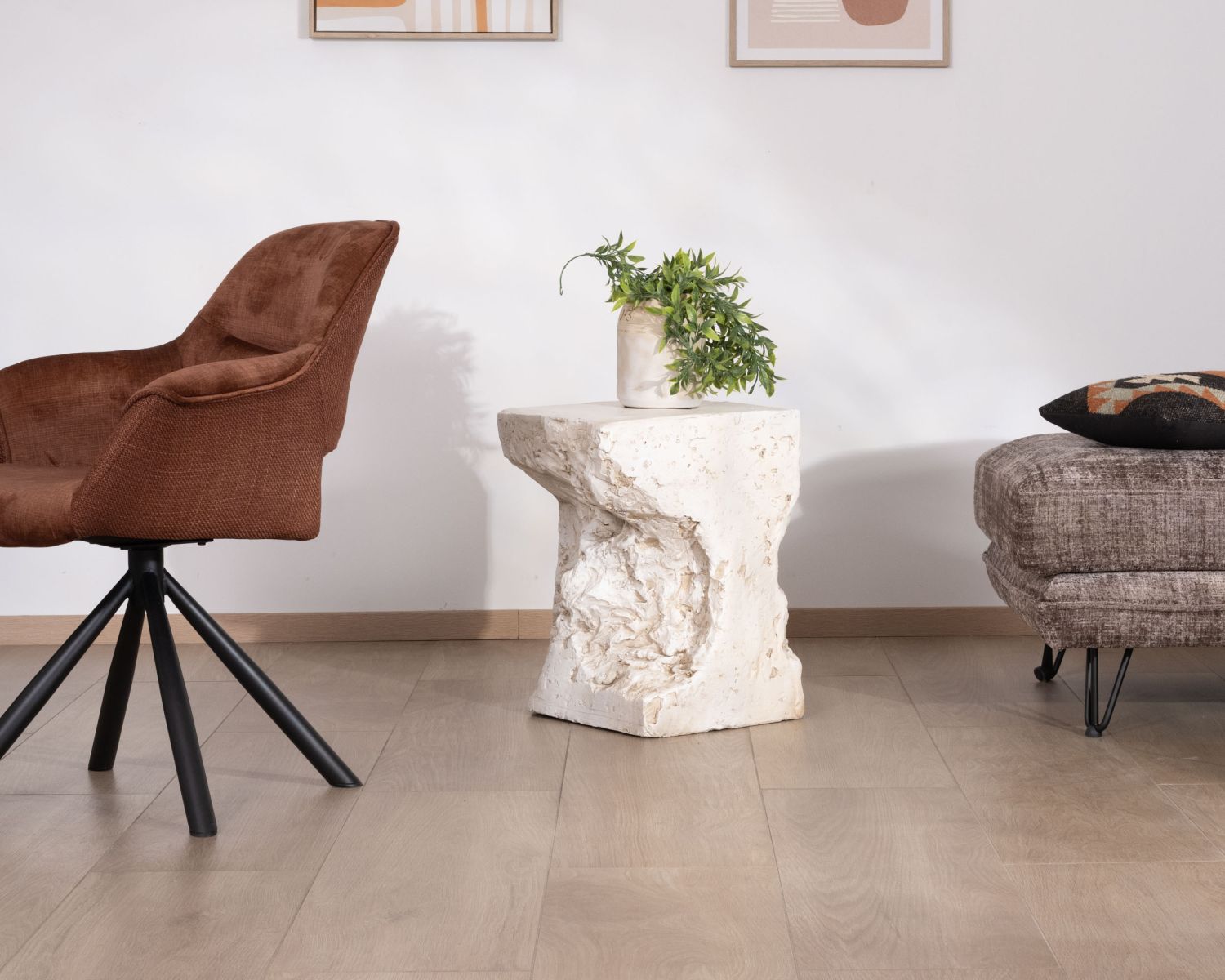 Imbracatura minerale naturale "Tinos" in ossido di magnesio