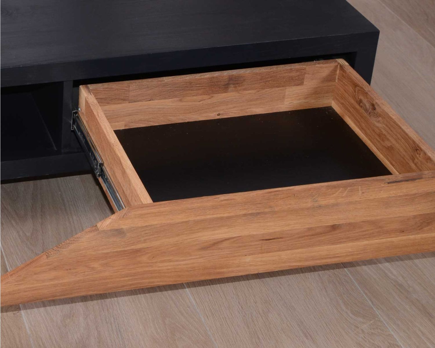 Tavolino rettangolare "Flix", stile contemporaneo, legno massiccio