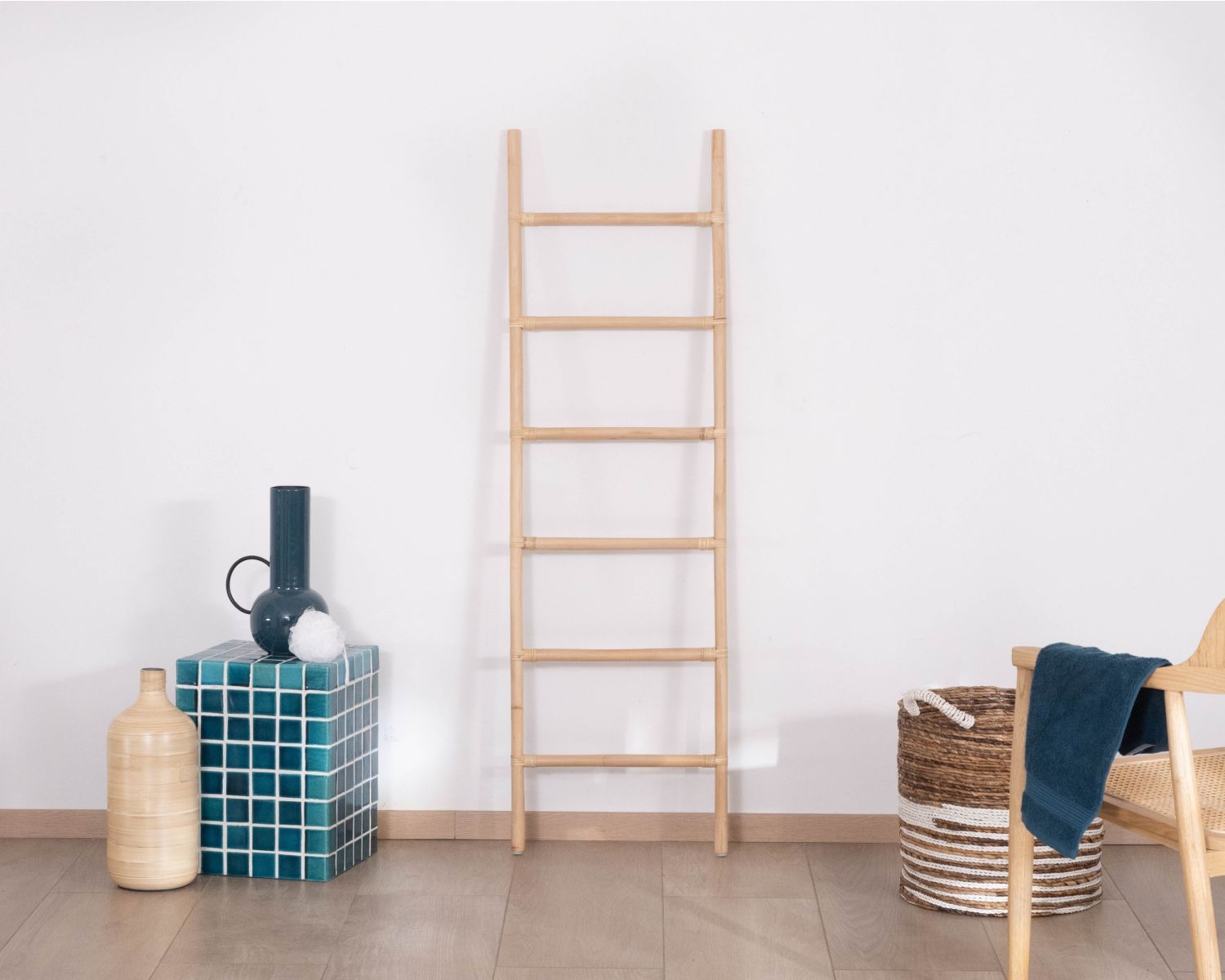 Scala in rattan naturale "Solira" 150 cm