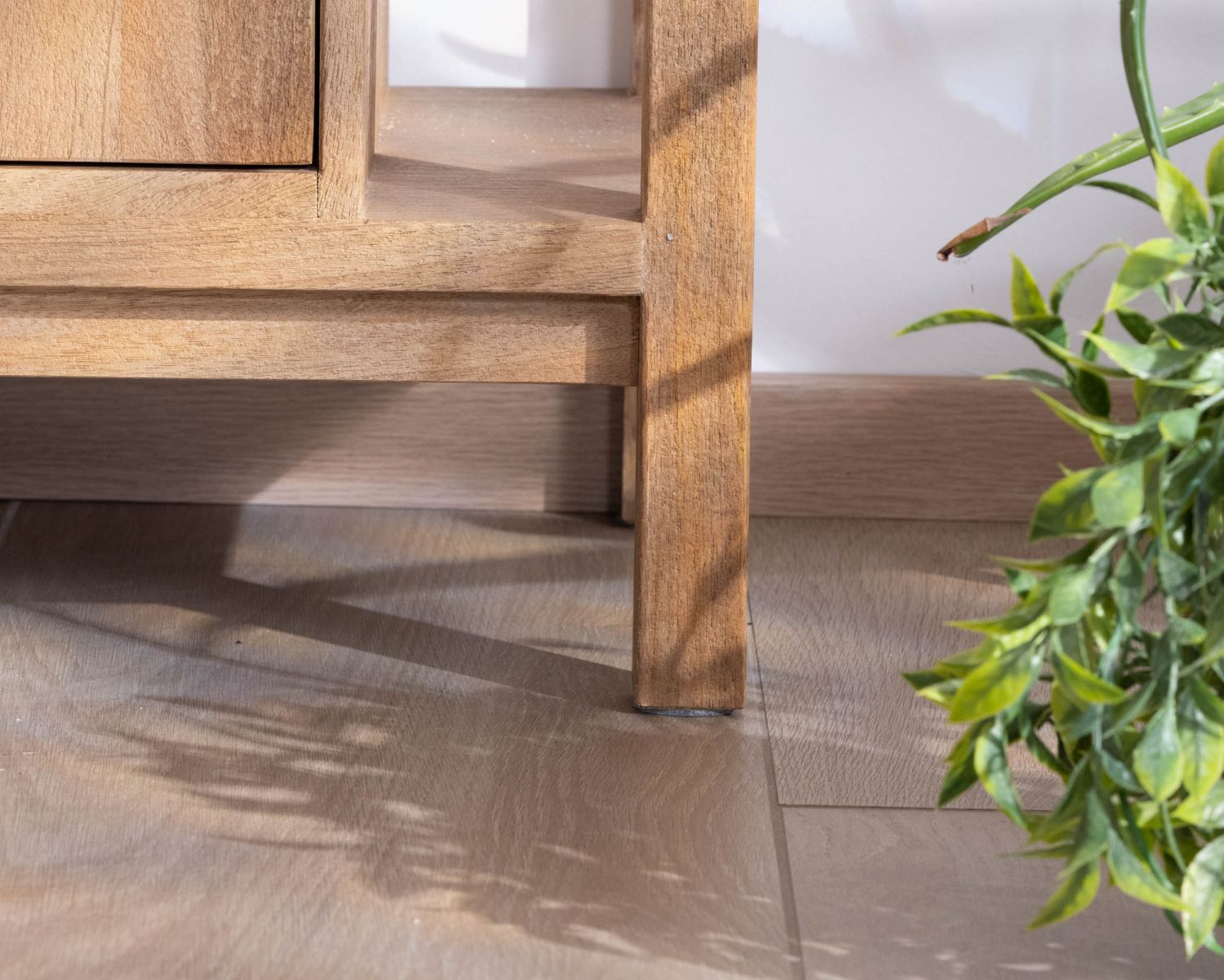 Credenza a 4 ante in stile Japandi in mango massiccio "Haya" 200 cm