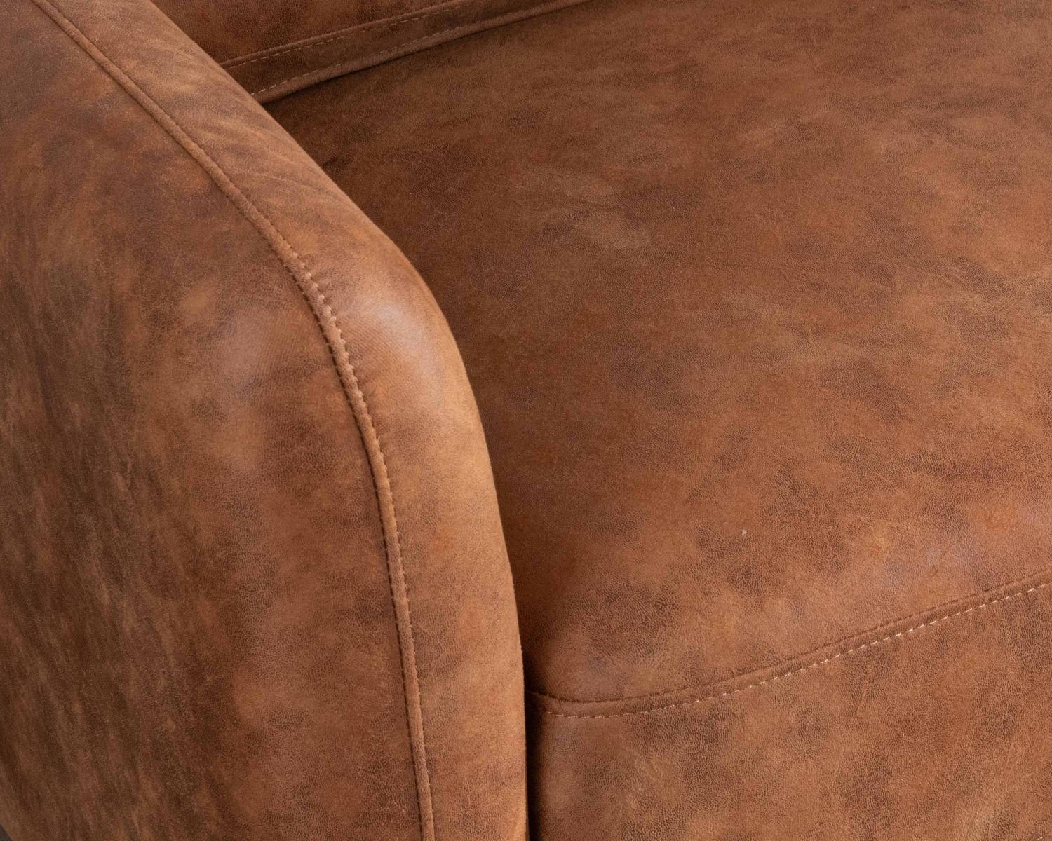 Divano a due posti "Memphis" in avana