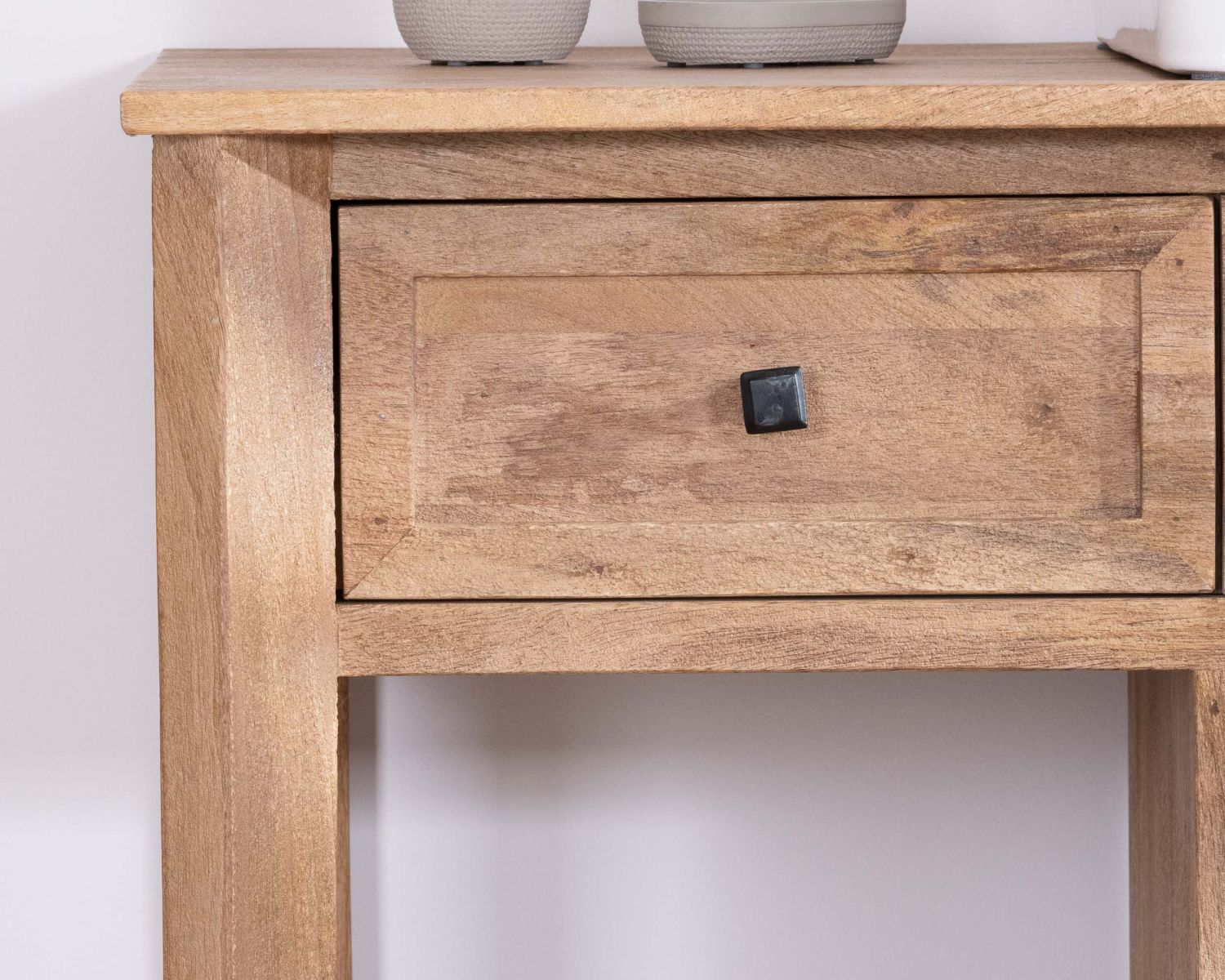 Mobile lavabo singolo "Maestro" da 120 cm in legno di mango