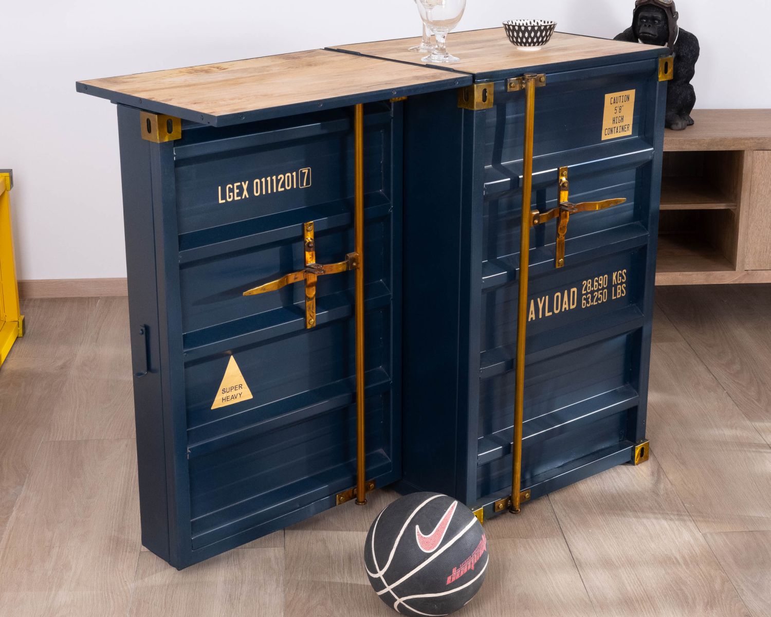 Unità bar modulare "Crazy" in stile container piccolo