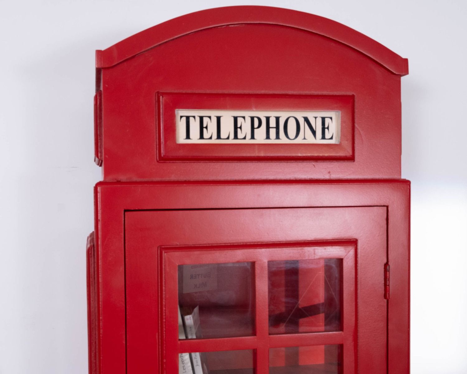 Espositore per cabina telefonica "Crazy" rosso Londra