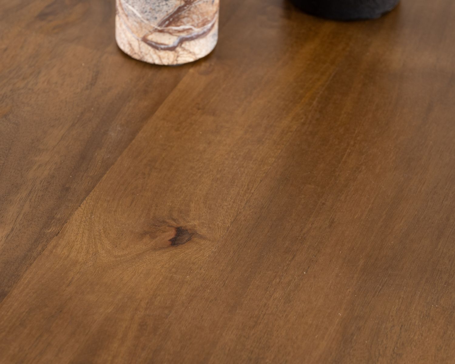 Tavolo quadrato in mango "Daun" 130 cm, design japandi