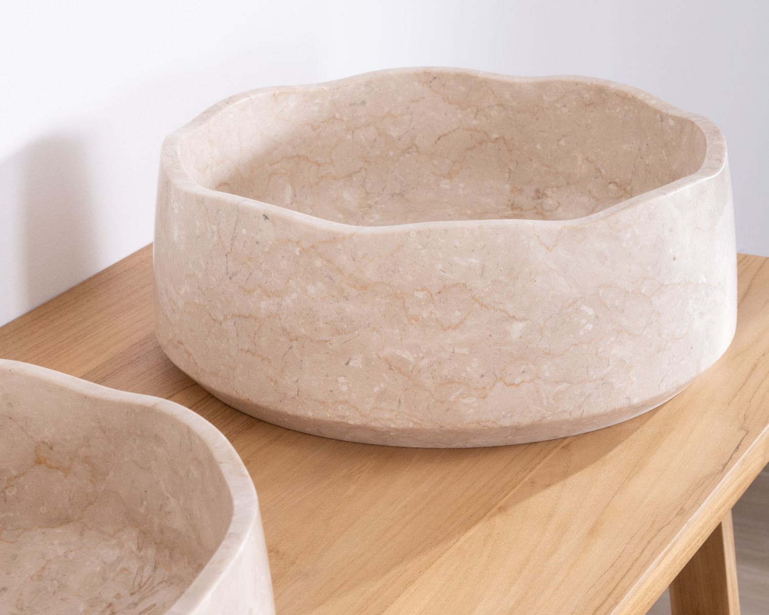 Mobile japandi 120 cm in teak design "Beau Matin