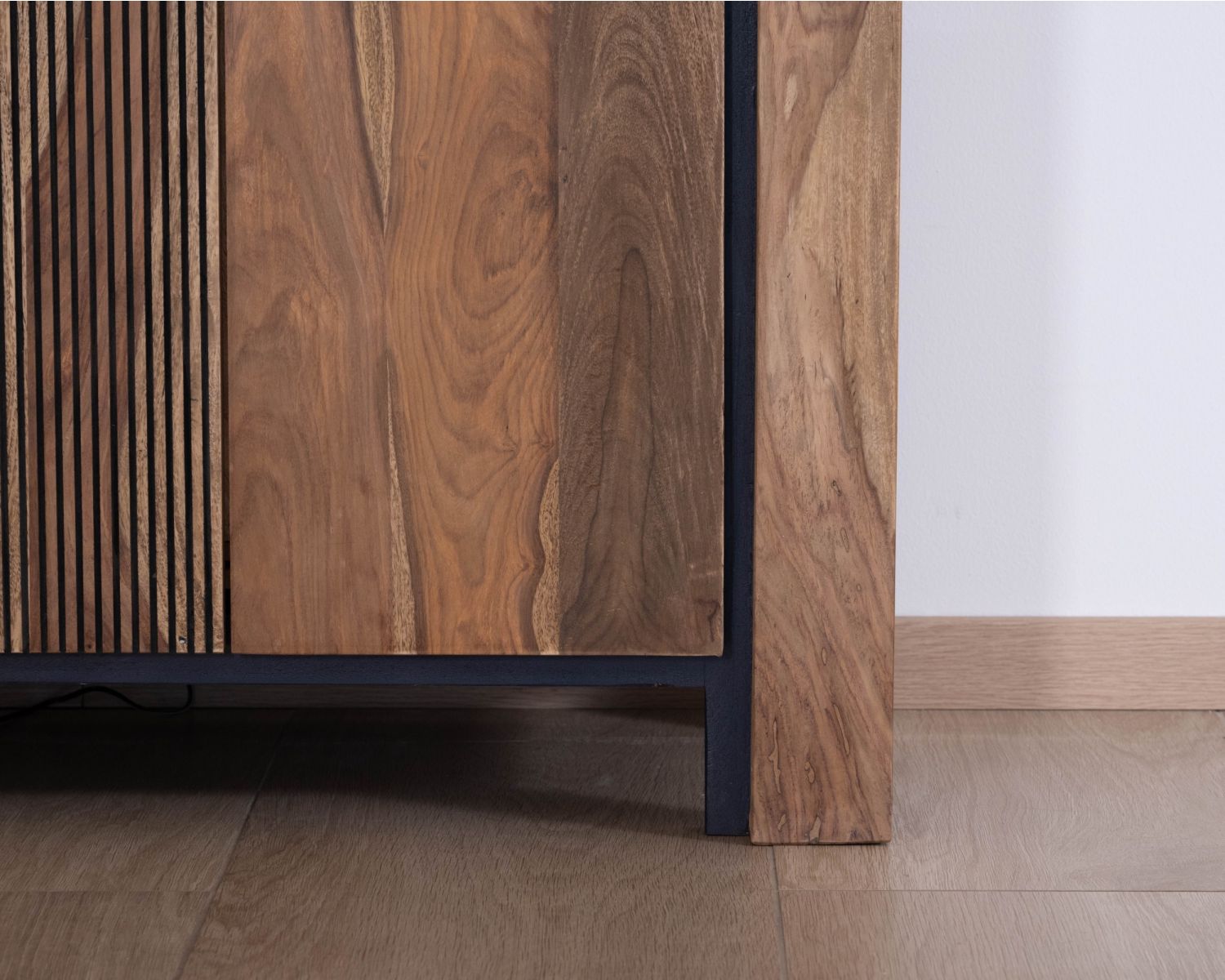 Colonna in vetro di palissandro "Enoa" con retroilluminazione