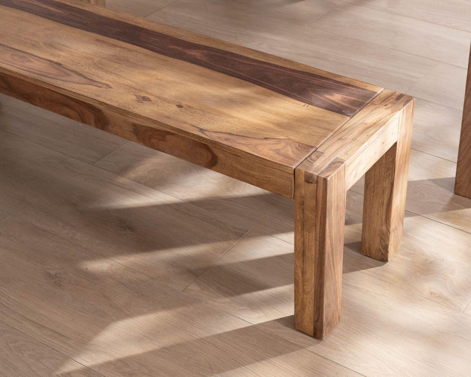 Panca da pranzo in palissandro "Kalanohé" 160 cm