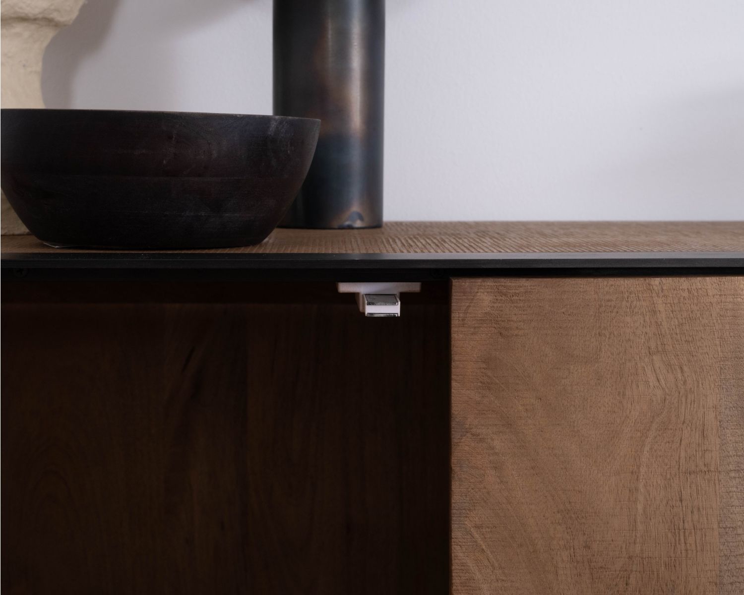 Credenza a 3 ante "Santo" in puro legno di mango, 150 cm