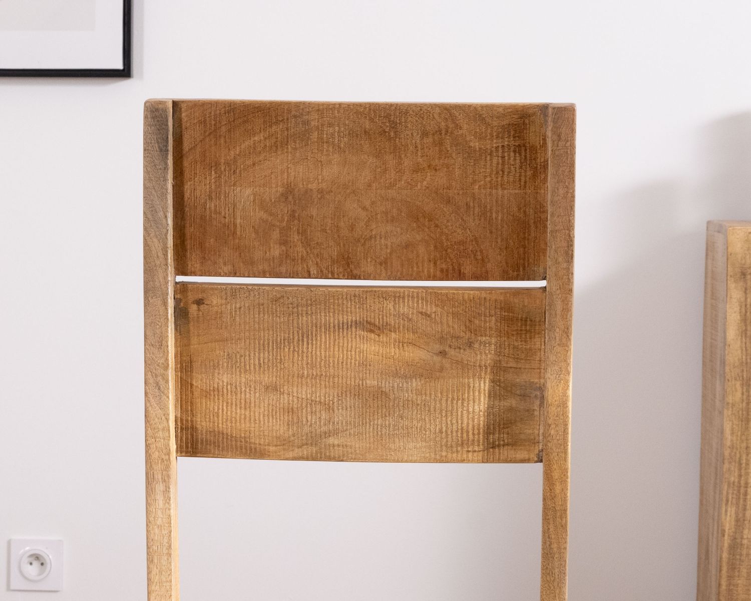 Set di 2 sedie da pranzo "Manoha" in legno di mango