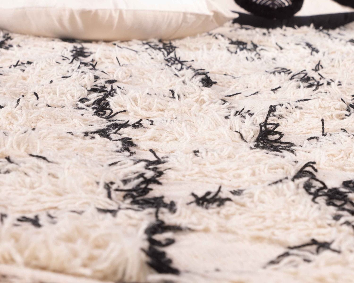 Tappeto "Chart" in lana e cotone 120x180cm